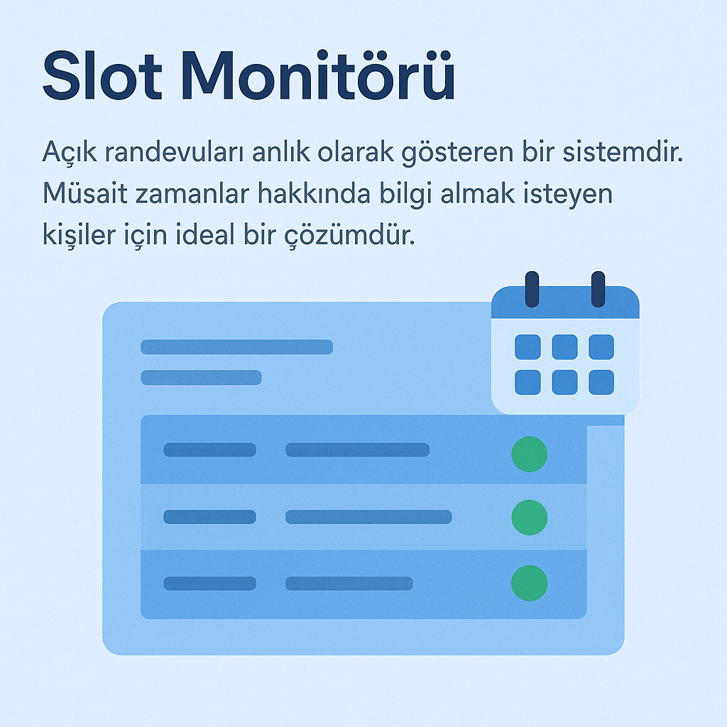 Vize Randevularını Anlık Takip Edin